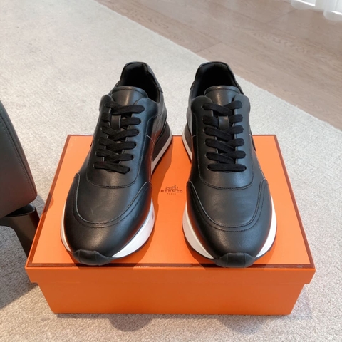 GIÀY HERMES BOUNCING SNEAKER LOW SPORTS SUEDE BLACK