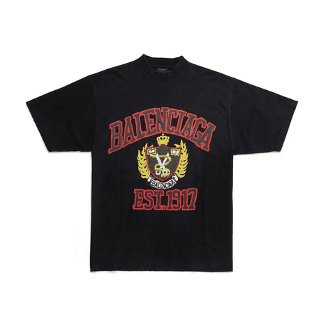 ÁO BALENCIAGA T SHIRT MÀU ĐEN UNISEX