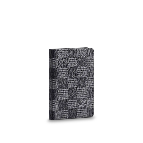 VÍ LOUIS VUITTON POCKET ORGANIZER DAMIER GRAPHITE