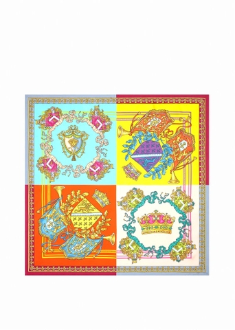 KHĂN VERSACE ROYAL REBELLION LARGE SILK FOULARD