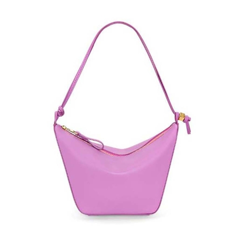 TÚI LOEWE Mini Hammock Hobo bằng da bê màu tím
