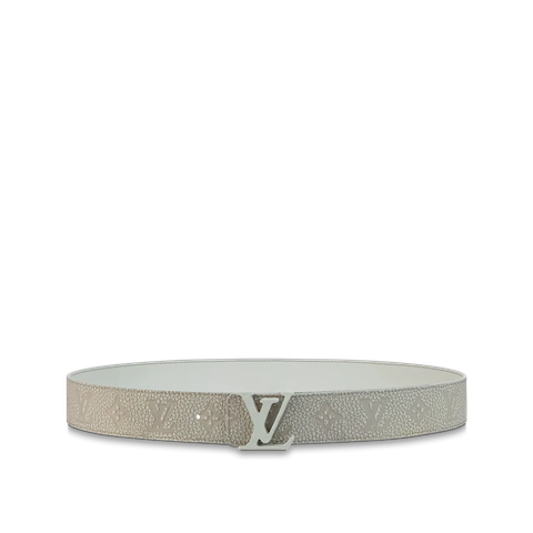 DÂY LƯNG LOUIS VUITTON LV SHAPE MNG CLIMBING 40MM REVERSIBLE WHITE 2023