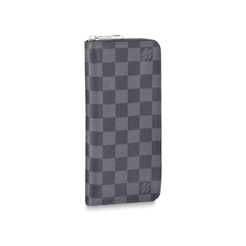 VÍ LOUIS VUITTON ZIPPY DAMIER GRAPHITE