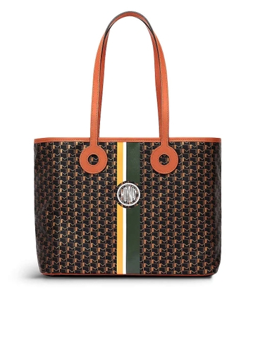 TÚI MOYNAT Ruban Duo monogram-print canvas tote bag