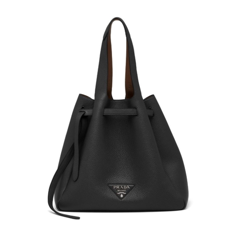 TÚI Prada Women Soft Leather Tote-Black