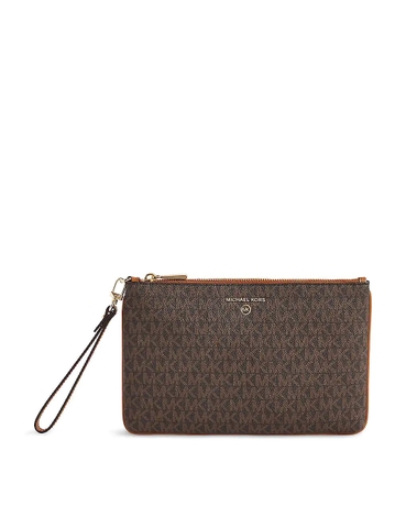 TÚI MICHAEL KORS Jet Set Charm coated-canvas wristlet