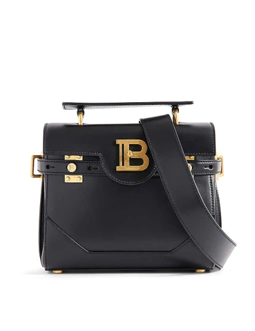 TÚI BALMAIN B-Buzz 23 branded-hardware leather top-handle bag