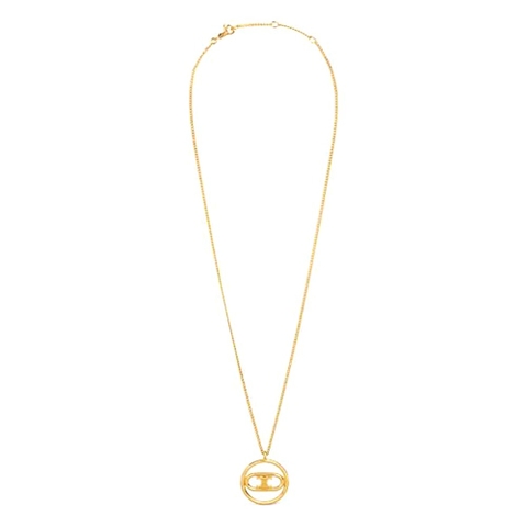 DÂY VIVIENNE WESTWOOD JEWELLERY Mayfair Bas Relief rose gold crystal pendant necklace