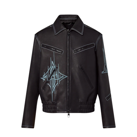 ÁO LOUIS VUITTON LV FREQUENCY CHIC LEATHER BLOUSON
