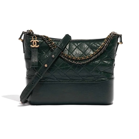 TÚI Chanel Gabrielle Large Aged Calf Green