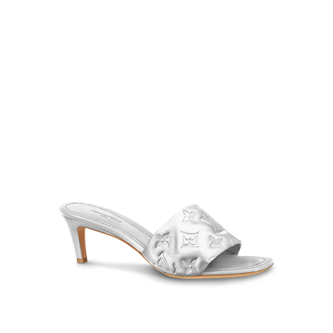 DÉP LOUIS VUITTON REVIVAL MULE SILVER