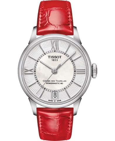 Đồng hồ TISSOT CHEMIN RED STRAP WATCH 32MM