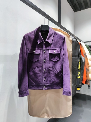 ÁO TOM FORD SUEDE LEATHER JACKET