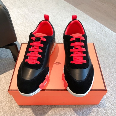 GIÀY HERMES BOUNCING SNEAKER LOW SPORTS SUEDE BLACK