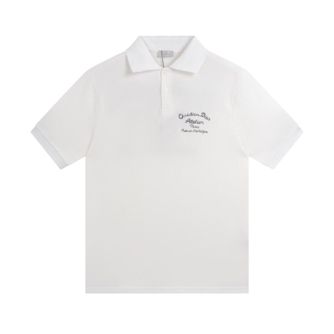 ÁO DIOR POLO SHIRT MÀU TRẮNG UNISEX