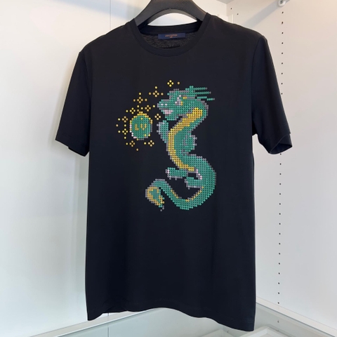 ÁO LOUIS VUITTON DRAGON T SHIRT BLACK
