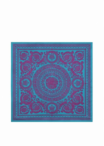 KHĂN VERSACE BAROCCO SILHOUETTE SILK FOULARD