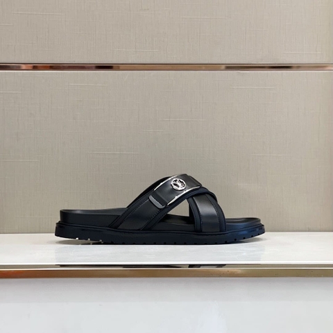 DÉP LOUIS VUITTON TRIANGLE LOGO SANDAL AAA