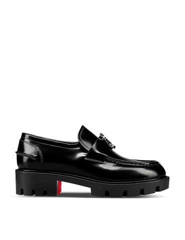GIÀY CHRISTIAN LOUBOUTIN CL Moc Lug leather loafers