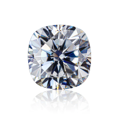 KIM CƯƠNG Cushion Cut Natural White Loose Moissanite Stone