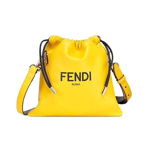 TÚI Fendi Pack Small Pouch Nappa Leather Bag-Yellow