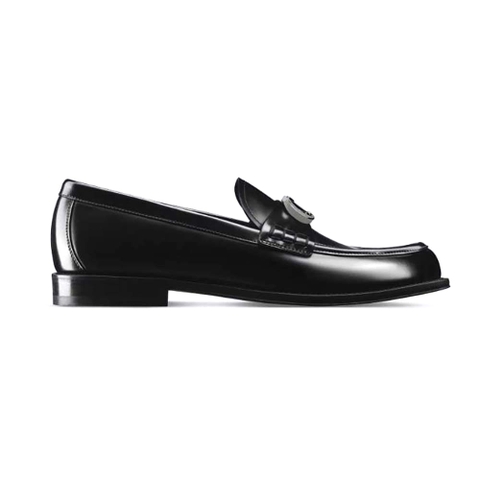 GIÀY DIOR Granville Loafer Black Polished Calfskin