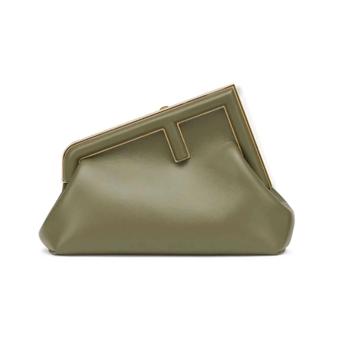 TÚI Fendi Women First Small Dark Green Leather Bag