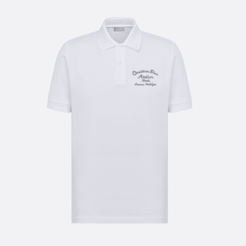 ÁO DIOR POLO SHIRT MÀU TRẮNG UNISEX