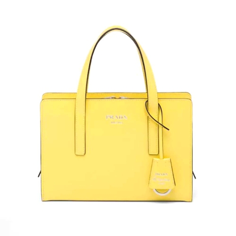 TÚI Prada Women Re-Edition 1995 Brushed-Leather Mini Handbag-Yellow