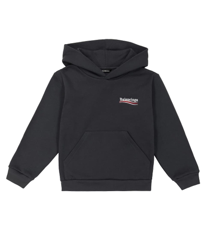 ÁO BALENCIAGA KIDS Logo cotton hoodie 9 -12 years