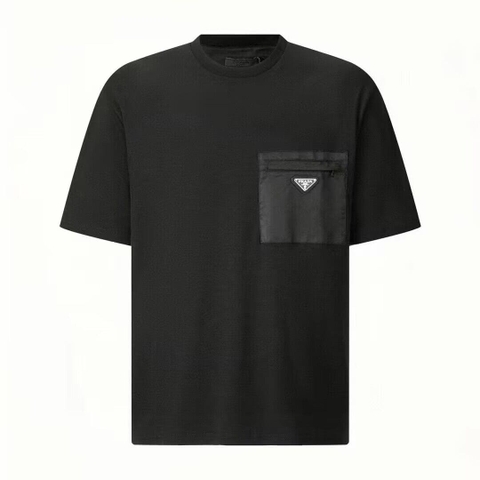 ÁO PRADA POCKET T SHIRT MÀU ĐEN UNISEX