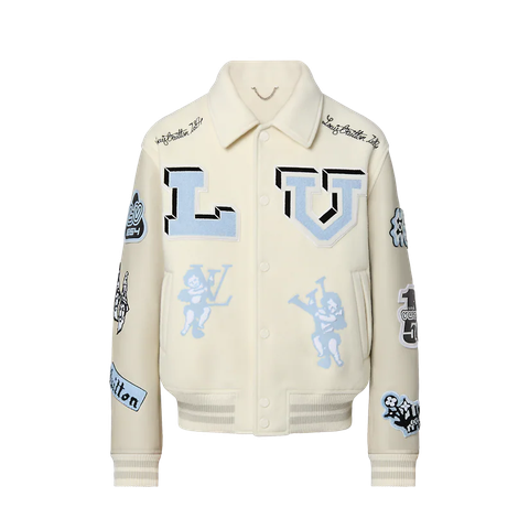 ÁO LOUIS VUITTON MIXED LEATHER TEDDY BLOUSON