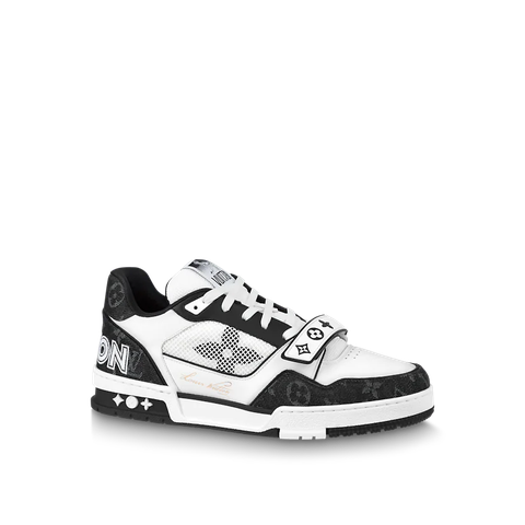 GIÀY LOUIS VUITTON LV TRAINER SNEAKER DENIM BLACK