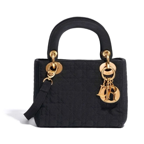 TÚI DIOR Lady Small Fabric Black