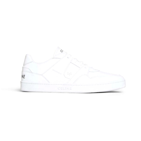 GIÀY CELINE Trainer Low Lace-up Sneaker in Calfskin-White
