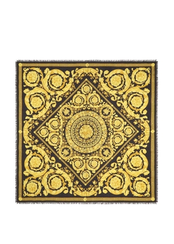 KHĂN VERSACE BAROCCO CASHMERE BLEND SHAWL
