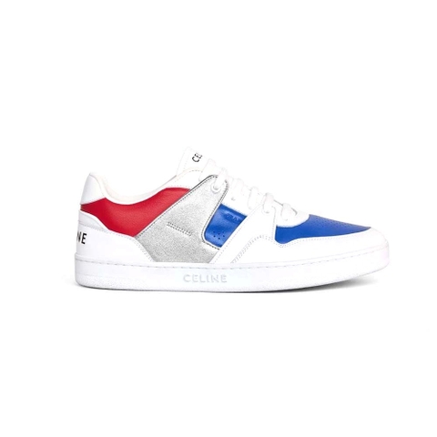 GIÀY CELINE Trainer Low Lace-up Sneaker in Metallic Calfskin and Calfskin