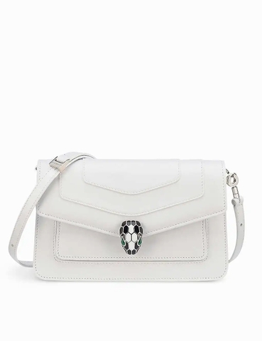 TÚI BVLGARI Serpenti Forever East-West leather shoulder bag
