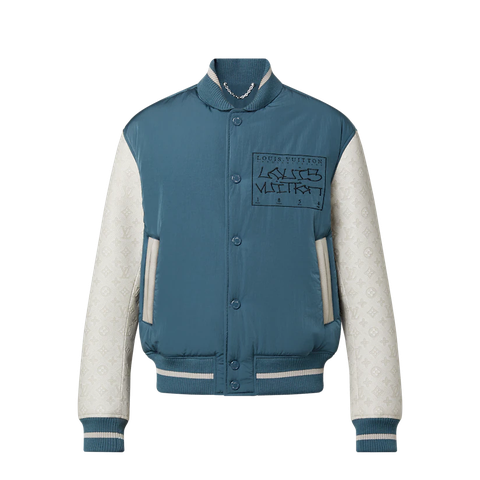 ÁO LOUIS VUITTON MIXED LEATHER TEDDY BLOUSON