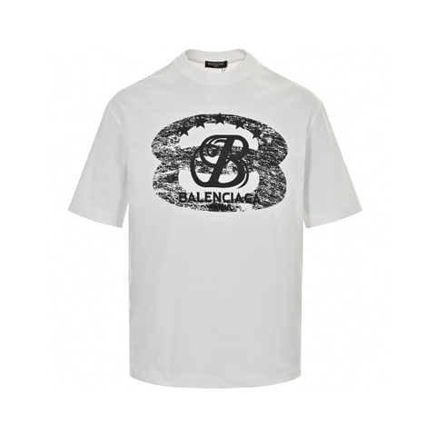 ÁO BALENCIAGA T SHIRT MÀU TRẮNG UNISEX