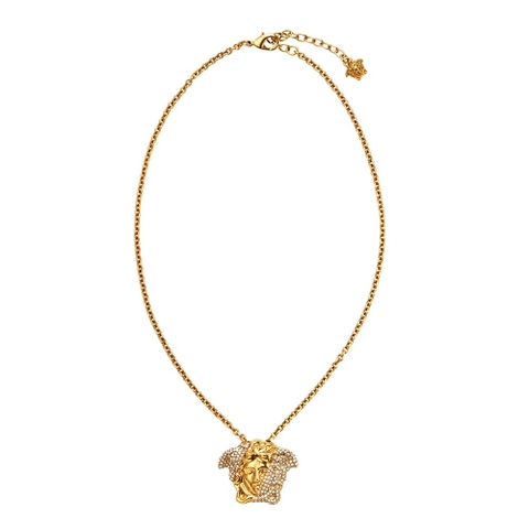 DÂY Versace Women Palazzo Dia Crystal Pendant Necklace