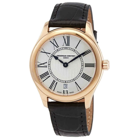 Frederique Constant Classics Quartz Silver Dial Ladies Watch FC-220MS3B4