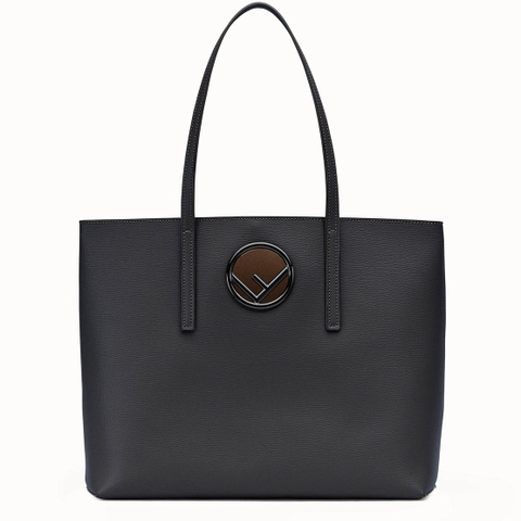 TÚI Fendi Women Leather Logo Shopper Bag-Black