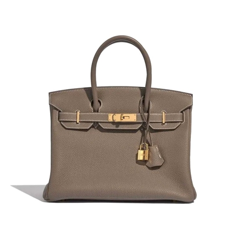 TÚI Hermès Birkin 30 Togo Etoupe Gold Buckle khóa vàng