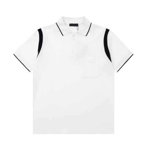 ÁO PRADA POLO SHIRT MÀU TRẮNG UNISEX