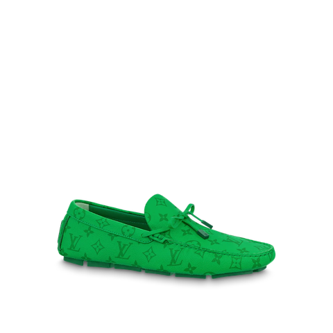 GIÀY LOUIS VUITTON LV DRIVER MOCCASIN GREEN