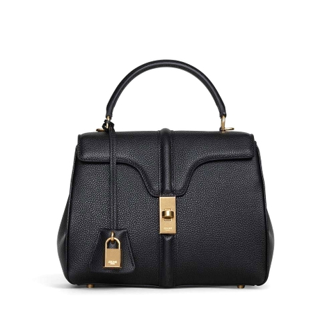 TÚI Celine Women Small 16 Bag in Grained Calfskin-Black