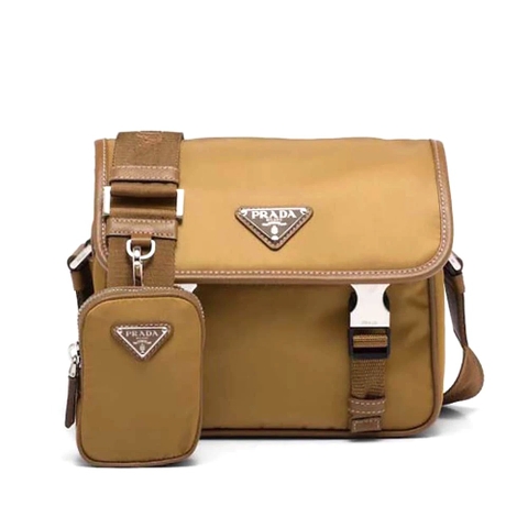 TÚI Prada Re-Nylon and Saffiano Leather Shoulder Bag