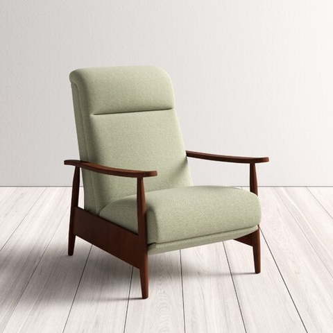 GHẾ RELAX NỈ KHUNG GỖ TỰ NHIÊN ADI