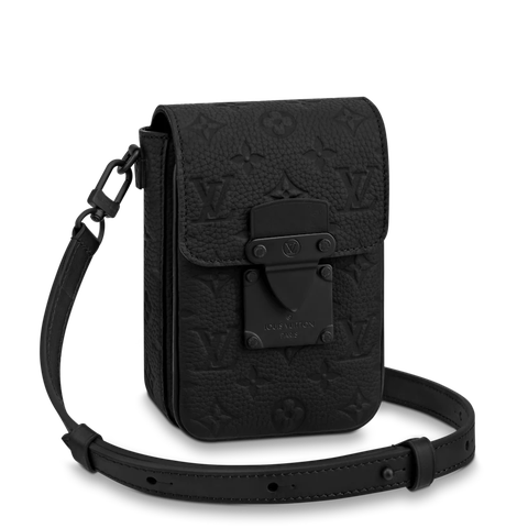 TÚI LOUIS VUITTON S-LOCK VERTICAL WEARABLE WALLET BLACK